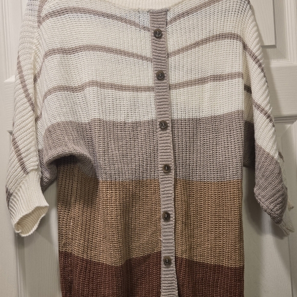 Womens 3/4 Sleeve Sweater, Lightweight. - Picture 2 of 2